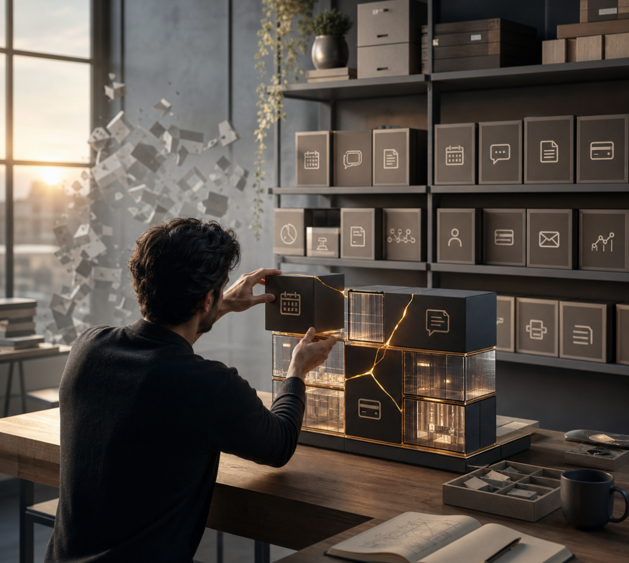 An individual developer looking at the software building blocks for AI with Kinsugi